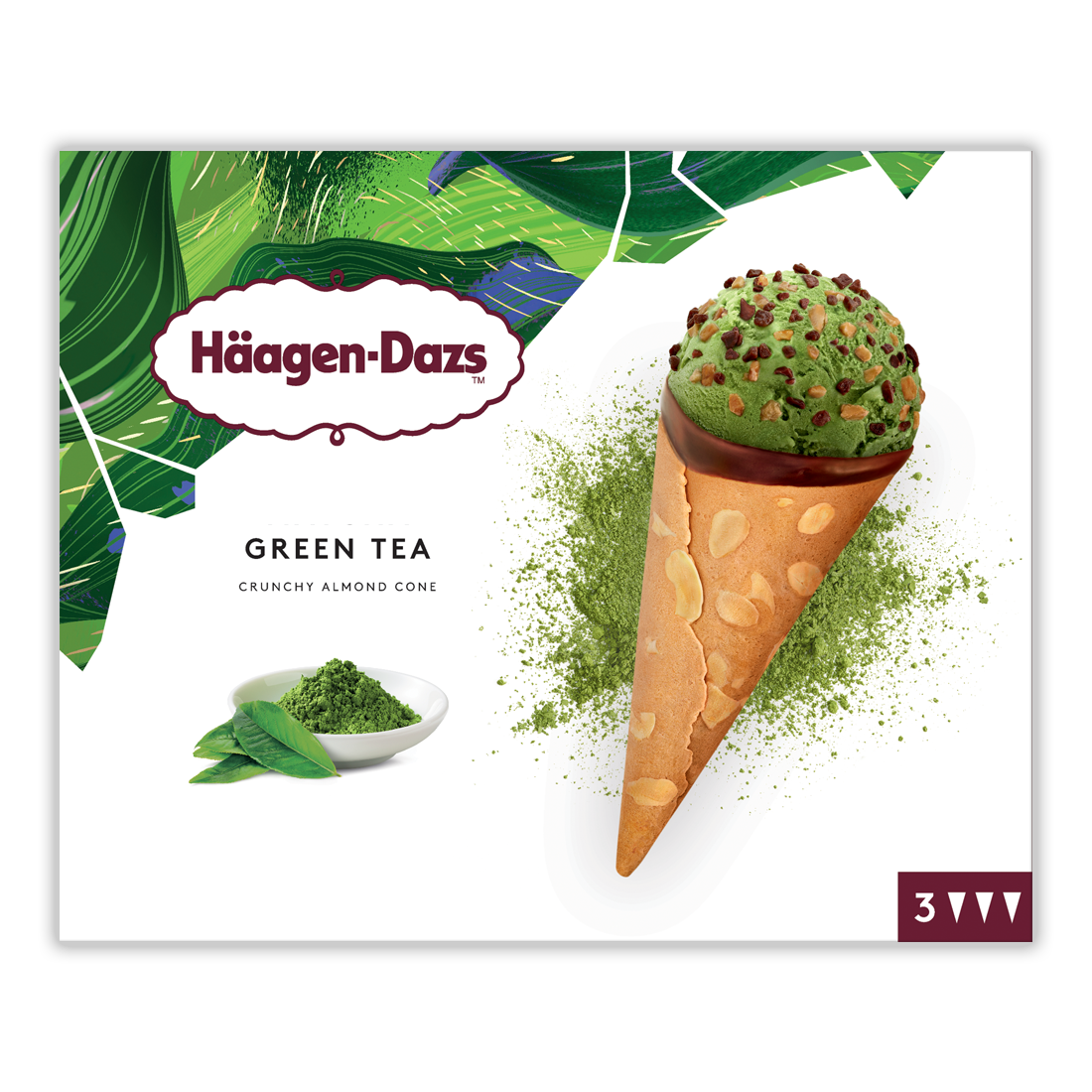 green tea cone