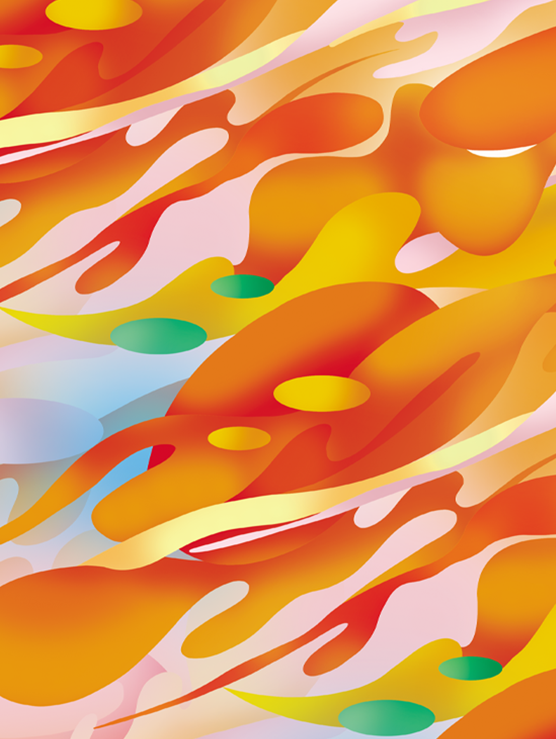 mango and cream flavour pattern