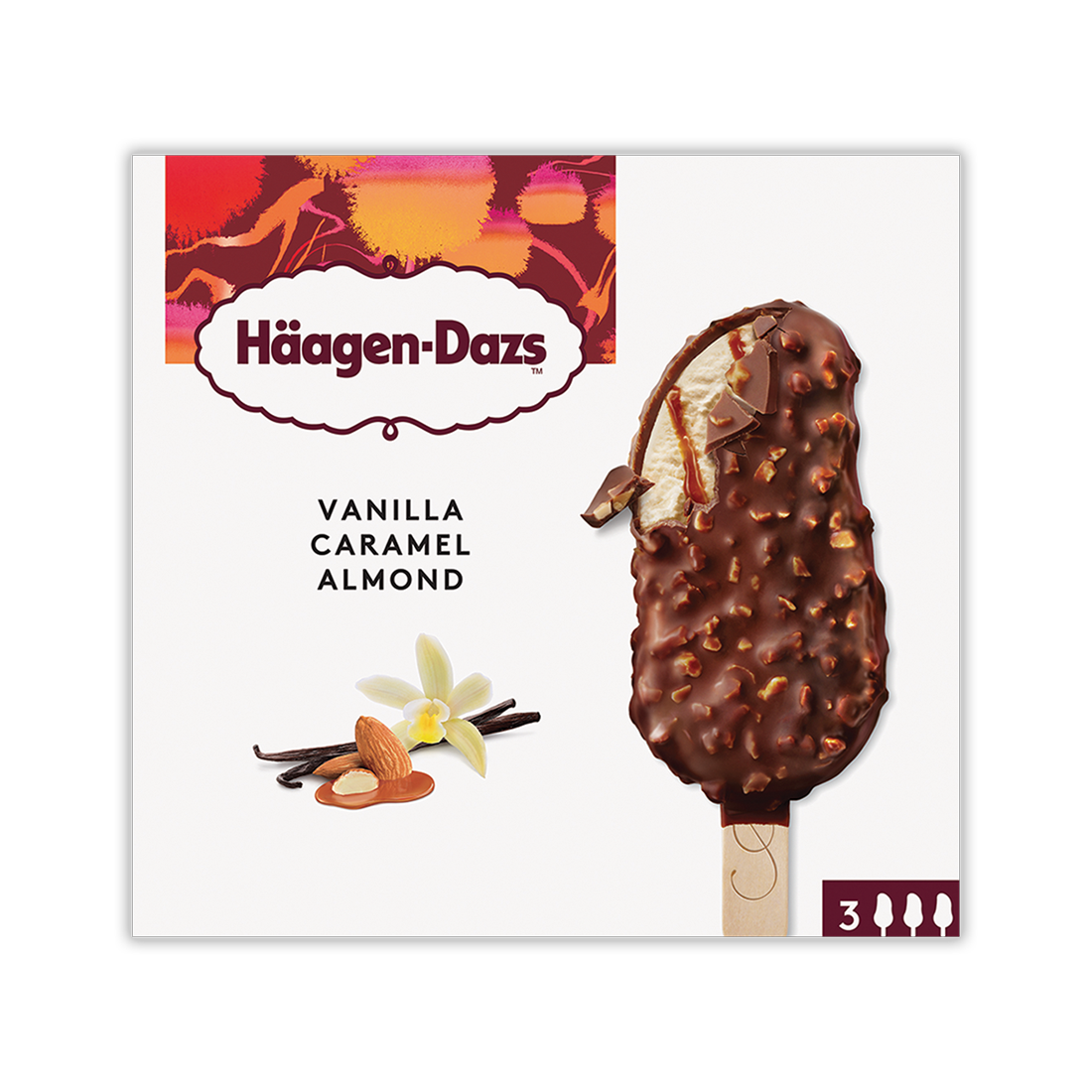 vanilla caramel almond stickbar mpk